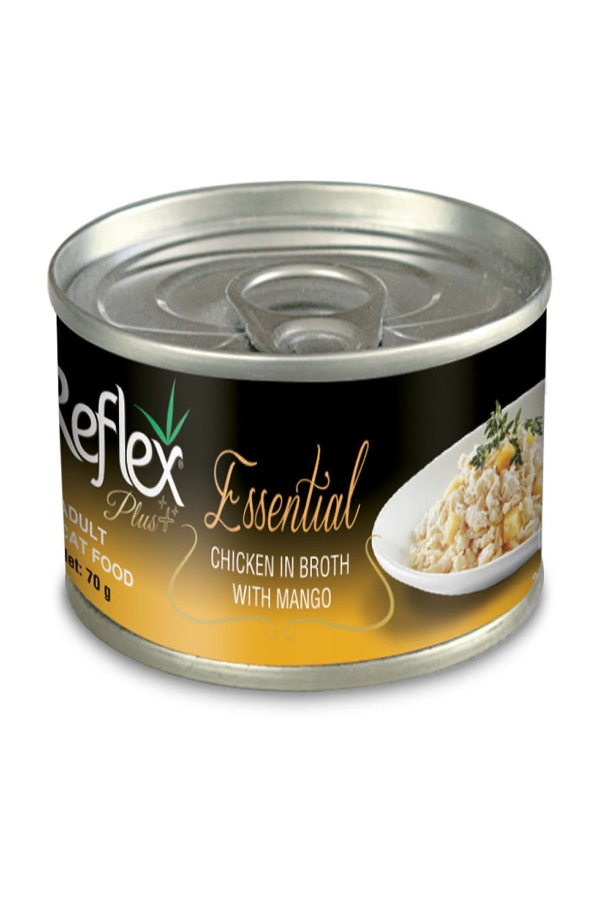 Reflex Plus Essential Tavuklu Mangolu Kedi Konservesi 70 Gr
