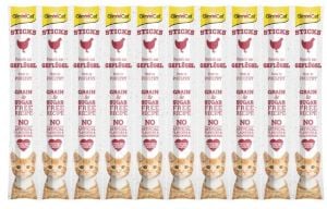 GimCat Sticks Tahılsız Kümes Hayvanlı Ödül Çubuğu 10'lu