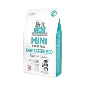 Brit Care Mini Light&Sterilised Kilolu Kısırlaştırılmış Köpekler İçin Tahılsız Hipoalerjenik Köpek Maması 2 Kg