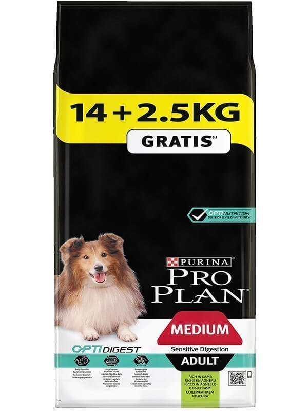 Pro Plan Adult Sensitive Kuzu Etli Yetişkin Köpek Maması 14 Kg (+2.5 Kg Hediyeli)