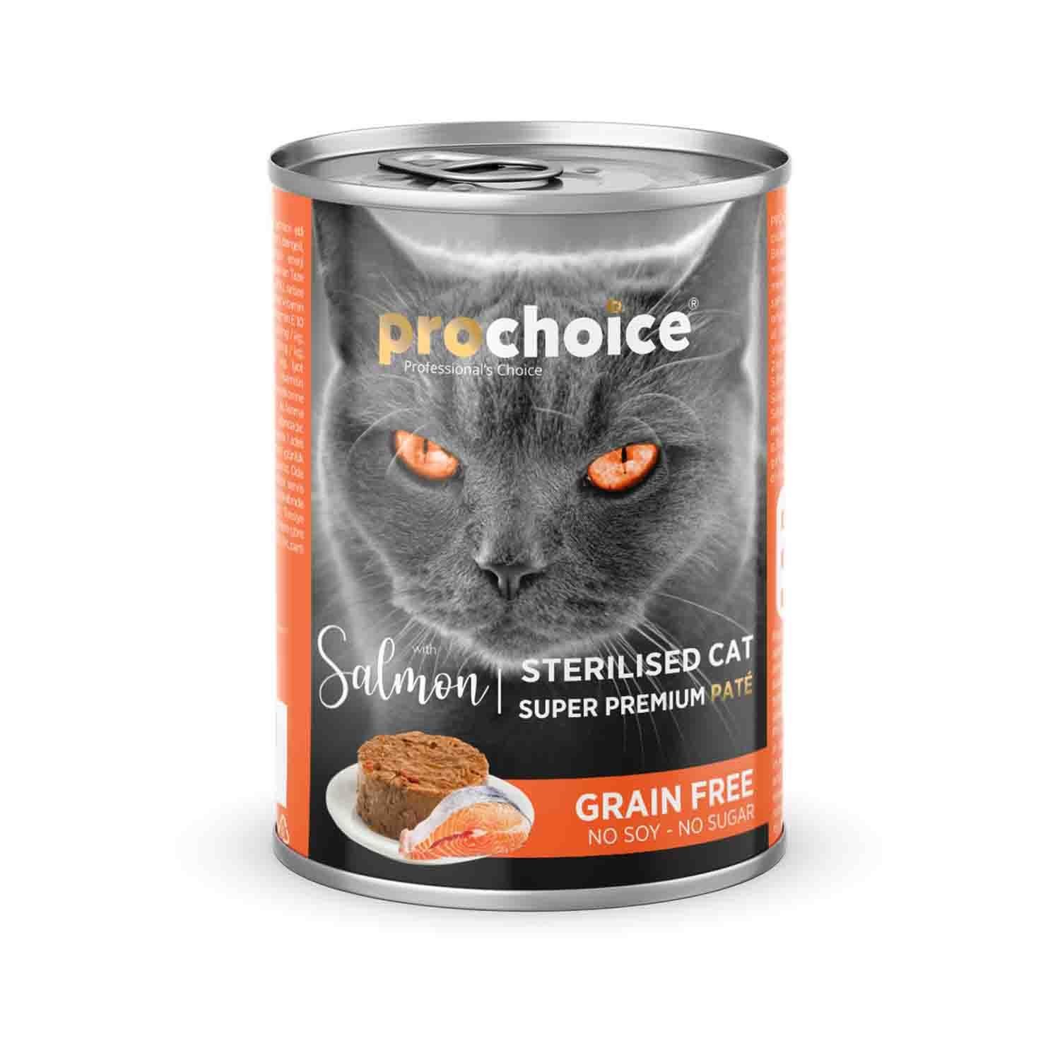 Pro Choice Prochoice Somonlu Kısırlaştırılmış Kedi Konservesi 400 gr