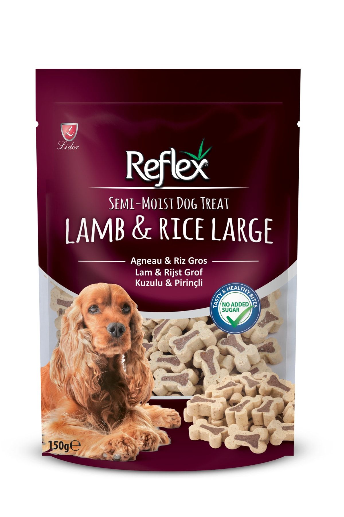 Reflex Plus Reflex Semi-moist Köpek Ödülü Kuzu&prinç Large 150 Gr