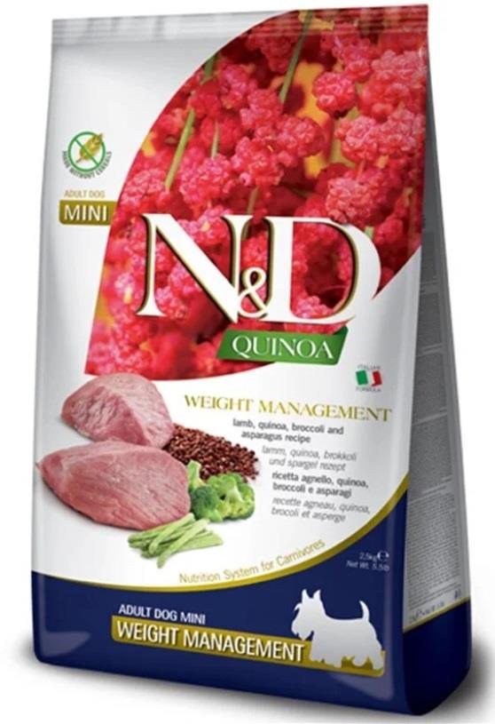 Nd Quinoa Kilo Problemli Kuzulu Tahılsız küçük Irk Yetişkin Köpek Maması 2,5 Kg