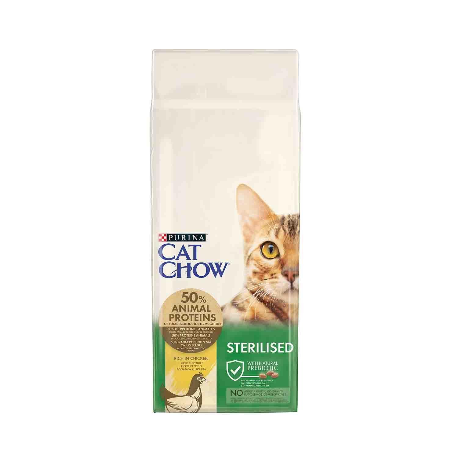 Cat Chow Tavuk Etli Kısırlaştırılmış Kedi Maması 15 kg