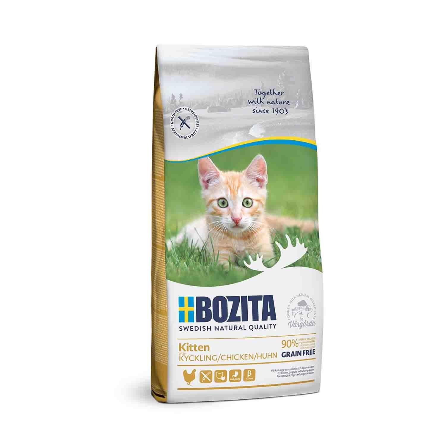 Bozita Kitten Tahılsız Tavuklu Yavru Kedi Maması 2 KG