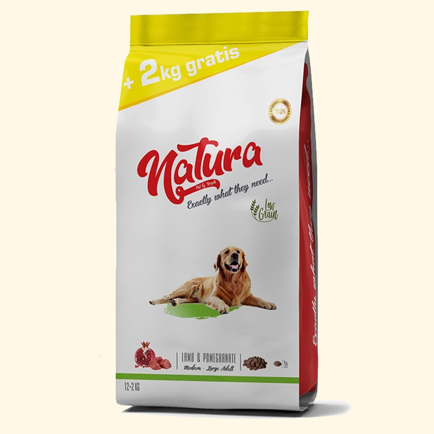 Natura Premium Kuzu Etli Yaban Mersinli Düşük Tahıllı Yetişkin Köpek Maması 12 Kg
