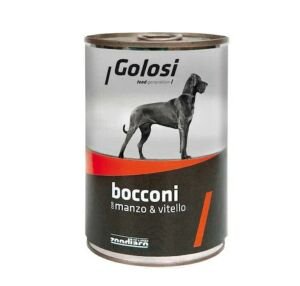 Golosi Bocconi Sığır Etli Ve Dana Etli Konserve Yetişkin Köpek Maması 400 G