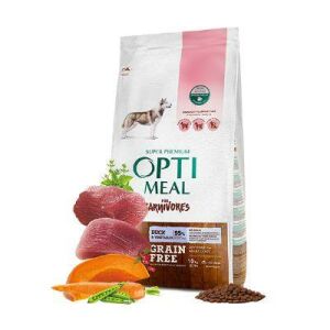 Optimeal Süper Premium Ördekli ve Sebzeli Tüm Irklar İçin  Tahılsız Yetişkin Köpek Maması 10 Kg