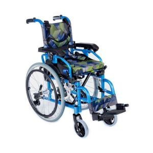Comfort Plus KY980LQ-30 Alüminyum Pediatrik Özellikli Tekerlekli Sandalye Yeşil