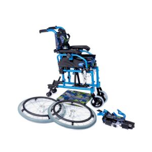 Comfort Plus KY980LQ-30 Alüminyum Pediatrik Özellikli Tekerlekli Sandalye Yeşil