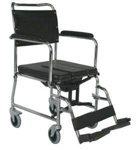 Comfort Plus KY689U Tuvaletli Tekerlekli Sandalye banyo klozet hasta sandalyesi
