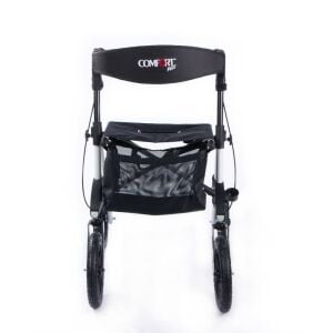 Comfort Plus DM-800 Büyük Tekerlekli Alüminyum Rollatör frenli oturaklı yürüteç