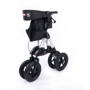 Comfort Plus DM-800 Büyük Tekerlekli Alüminyum Rollatör frenli oturaklı yürüteç