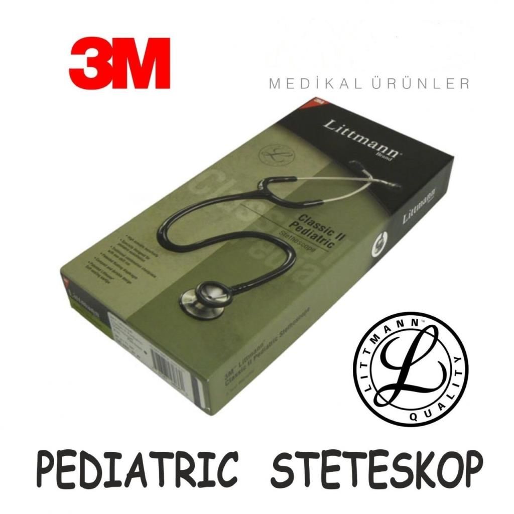 3M Littmann Classic II Pediatrik Steteskop SİYAH