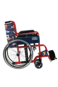 G100c Pediatrik Tekerlekli Sandalye Çocuk Sandalye Desenli