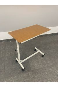 Yükseklik Ayarlı Tekerlekli Hasta Çalışma Masası, Laptop Sehpası ,hasta Yemek Masası