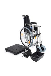 DM-550 50cm Tuvalet WC Özellikli Tekerlekli Sandalye
