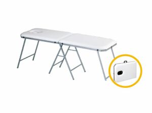 Çanta Tipi Katlanabilir Beyaz Masaj Masası TM-A10077