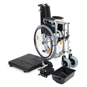 Comfort Plus DM-545 Tuvalet WC Özellikli Tekerlekli Sandalye 45 Cm