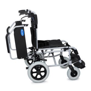 Comfort Plus DM-337 50cm Alüminyum Refakatçi frenli geniş Transfer Tekerlekli Sandalye