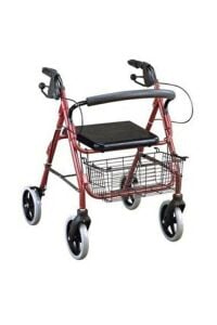 W965 Tekerlekli Oturaklı Yürüteç Walker Rollator