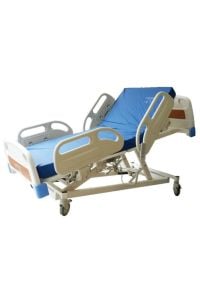 Emeksağlık 4 Motorlu Full Abs Hastane Tipi Hasta Yatağı Döşek ve Serum Askısı Dahil