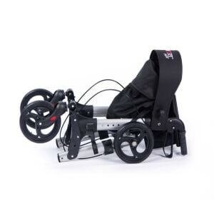 Comfort Plus Dm9102 Lüx Alüminyum Rollatör hasta Yürüteç çantalı oturma özellikli frenli