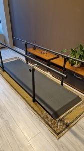 3 mt Zeminli Yükseklik Ve Genişlik Ayarlanabilir, Paralel Bar Yürüme Egzersiz Barı