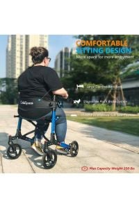 Tagesan Hafif Katlanır Alüminyum Yürüteç Walker Rollatör Yürüteç Frenli