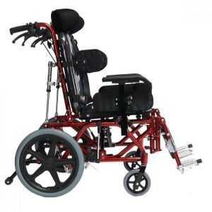 Poylin P958 Pediatrik Spastik Tekerlekli Sandalye Çocuk sırtı yatar sandalye