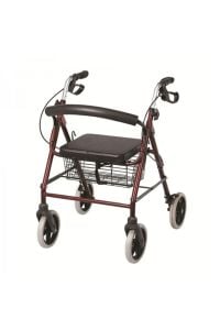Witra Tekerlekli Rollatör Hasta Yürüteçi 4 Ayaklı Oturaklı Frenli rolatör walker wolker w501