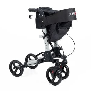 Lüx Rollator Yürüteç Katlanabilir, Seyahat Ve Uçuş Için, Yüksekliği Ayarı Baston Tutucu