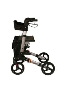 Lüx Rollator Yürüteç Katlanabilir, Seyahat Ve Uçuş Için, Yüksekliği Ayarı Baston Tutucu