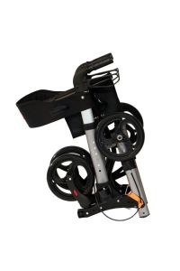 Lüx Rollator Yürüteç Katlanabilir, Seyahat Ve Uçuş Için, Yüksekliği Ayarı Baston Tutucu