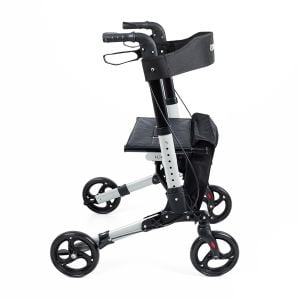 Lüx Rollator Yürüteç Katlanabilir, Seyahat Ve Uçuş Için, Yüksekliği Ayarı Baston Tutucu