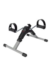 El Ayak Mini Katlanabilir Dijital Göstergeli Egzersiz Bisikleti - El Ve Ayak Egzersiz Pedalı Siyah