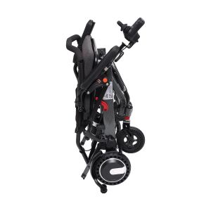 JT-308 Hafif Akülü Tekerlekli Sandalye  Lityum Pilli Uzaktan Kumandalı ve Tek Hareketle Katlanabilir