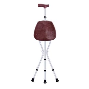 KRAUSTMANN DM-74 Oturaklı Baston (Yüksekliği Ayarlanır) ayarlanabilir geniş oturaklı tabure