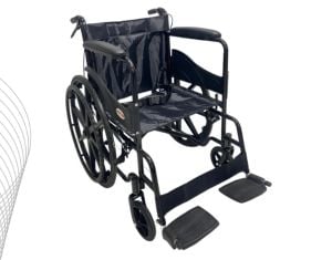 Tekerlekli Sandalye Refakatçi Frenli Katlanır Ekonomik 120 Kg Taşır
