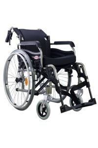 P957 Alüminyum Hafif Hasta Engelli Refakatçi Tekerlekli Sandalye 50 Cm
