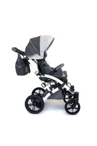 Grizzly Engelli Çocuk Puseti Full Aksesuarlı Gri-Açık Gri 2