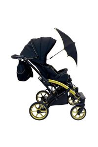 Grizzly Engelli Çocuk Puseti Full Aksesuarlı Siyah-Gold