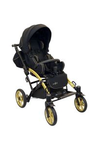 Grizzly Engelli Çocuk Puseti Full Aksesuarlı Siyah-Gold