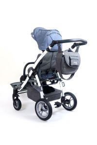 Grizzly Engelli Çocuk Puseti Full Aksesuarlı Mavi