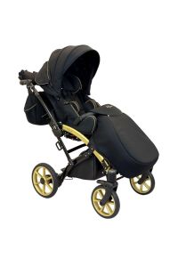 Grizzly Engelli Çocuk Puseti Full Aksesuarlı Siyah-Gold 2