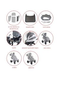 Grizzly Engelli Çocuk Puseti Full Aksesuarlı Siyah-Gold 2