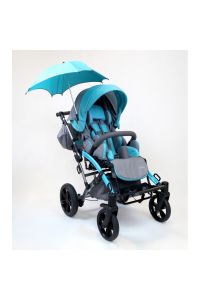 Grizzly Engelli Çocuk Puseti Full Aksesuarlı Gri-Turkuaz 2