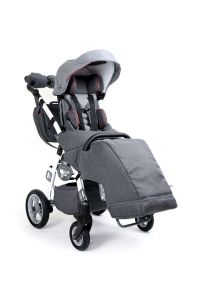 Grizzly Engelli Çocuk Puseti Full Aksesuarlı Koyu Gri