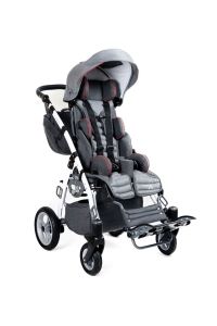 Grizzly Engelli Çocuk Puseti Full Aksesuarlı Koyu Gri