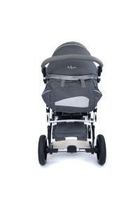 Grizzly Engelli Çocuk Puseti Full Aksesuarlı Gri-Açık Gri